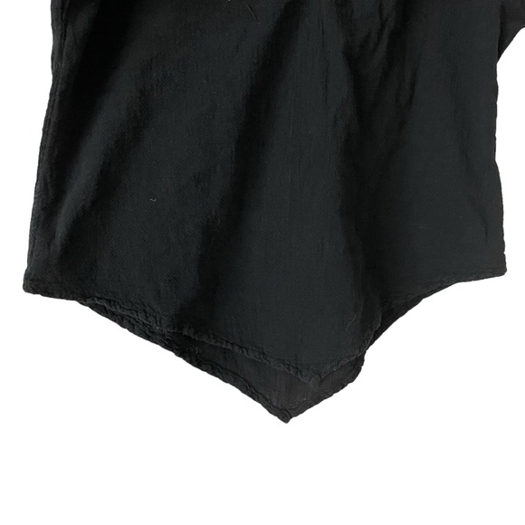 COTTONWAYS 100% Cotton The "Linda" Ruched Cottonways Classic Black Size XS 0 - Picture 4 of 7